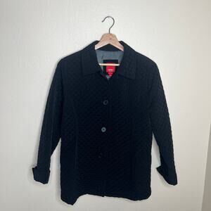 ESPRIT Black Quilted Jacket Large